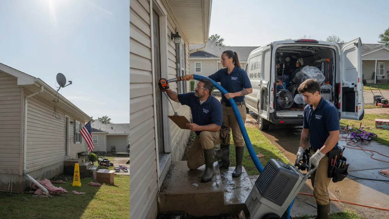 Ceiling Water Damage Restoration in Wilsons, VA near me
